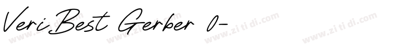 VeriBest Gerber 0字体转换
